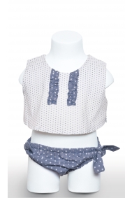 Conjunto Bebé Estampado- Modelo Blue Cotton - Imagen 1